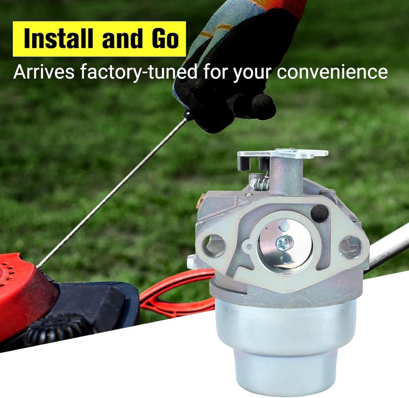Butom GCV160 Carburetor for Honda GCV 160 GCV160A GCV160LA GCV160LA0 GCV160LE Pressure Washer Lawn Mower Replaces 16100-Z0L-023 Manual Choke Lawn Mower - Image 4